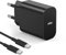 für Samsung Schnellladegerät, Bouge 25W PD USB C Ladegerät, Type C Ladestecker Power Adapter Netzteil kompatibel Galaxy S22/S22+/S22 Utra/S21/S20/Z Flip 4/Z Fold 4, Galaxy Watch/Buds（Schwarz）