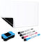 Relota A3 Whiteboard Folie Magnetisch, Magnettafel Kühlschrank mit 4 Whiteboardstift, Schwamm, Abwischbare DIY Magnetisches Whiteboard, Flexibler Magnetfolie Weiß für Büro Schule Zuhause Küche