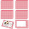 Eaasty Lot de 50 Sets de Table jetables en Papier Vichy Rouge pour Pique-Nique, Barbecue, fête prénatale, Mariage, Anniversaire, thé, dîner, décoration de Table