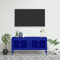 Mobile TV Blu Marino 105x35x50 cm in Acciaio, MobilettoTV, Mobile Porta tv, Mobile TV Soggiorno per Soggiorno, Sala da Pranzo, Camera da Letto