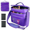 3-lagiger SpielzeugTasche Transport viel Platz für Figuren Hörfiguren Tonie Folie Ladegerät Kopfhörer Ladegerät Tigercard Bag für Tigerbox Tonie Toniebox Starterset (Berry, Leder)