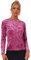Allegra K Camiseta Casual de Manga Larga con Cuello Redondo y Parte Superior de Terciopelo para Mujer Fucsia M