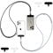 Qyoocom Crossbody Phone Lanyard for All Smartphones,2 Adjustable Nylon Neck Strap with 4 Patches, Phone Chain Practical and Stylish Light Grey Dark Grey