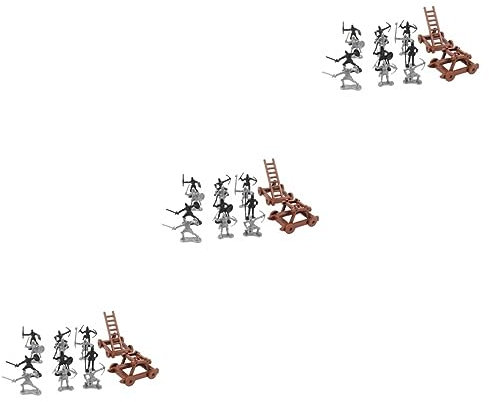 Toyvian 3 Sätze Altes Soldaten Modell Spielzeug Militärisches Modell Simulation Soldatenmodell Militärischer Schmuck Militärisches Zubehör Militärfahrzeug Kind Plastik Puzzle