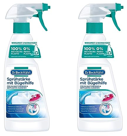 Dr. Beckmann Aerosol de 500 ml con ayuda de planchado (Paquete de 2)