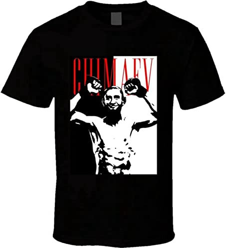 Khamzat Chimaev Scarface Parody T Shirt Black L