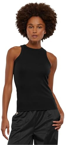 Urban Classics Damen Top Ladies Racer Back Rib Top, Geripptes Frauen Top mit Racerback, Baumwolle, erhältlich, Größen XS-5XL