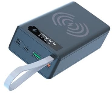 XBERSTAR 18650 Battery Storage Box PD QC3.0 Quick Charge DIY Power Bank Box Case (Wireless model)