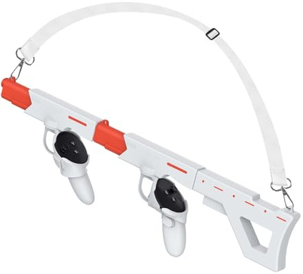 LICHIFIT Magnetico VR Mitragliatrice/Pistola Modello Controller Supporto per Meta Quest 3 Maniglia Sgancio Rapido Staffa Calcio Pistola Supporto per Oculus Quest 3 Accessori per Gioco di Tiro