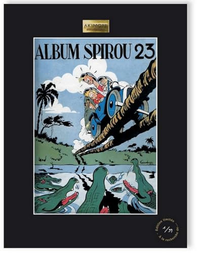 Poster aus der Kollektion Akimoff Spirou & Fantasio, Krokodile 1947 (30 x 40 cm)