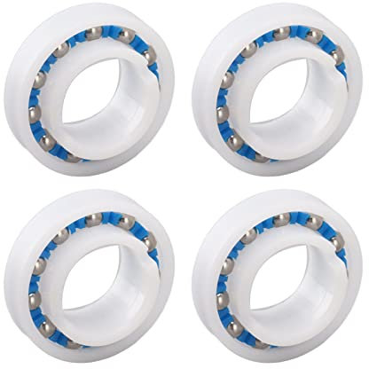 Riuulity 4 Stück Pool Reiniger Rad Kugellager 180 280 Ersatzteile C60 Rollenlager Polaris Kunststoff Reinigungs Produkt für Reinigungs Mittel Automatischer Pool Reiniger
