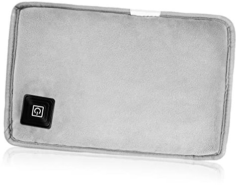 WOONEKY USB Handwärmer Mit Temperaturstufen Wiederaufladbare Heizkissen Für Kalte Wintertage Flauschiger Handwärmer Für Sofa Bett Und Büro Tragbare Heizlösung Für Unterwegs