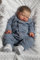 Anano Chubby Reborn Baby Boy Lebensechte Venen 24 Zoll Realistische Reborn Kleinkind Puppen Große Größe Real Life Neugeborene Babypuppen, die echt aussehen Bebe Realistische Babys mit Schnuller
