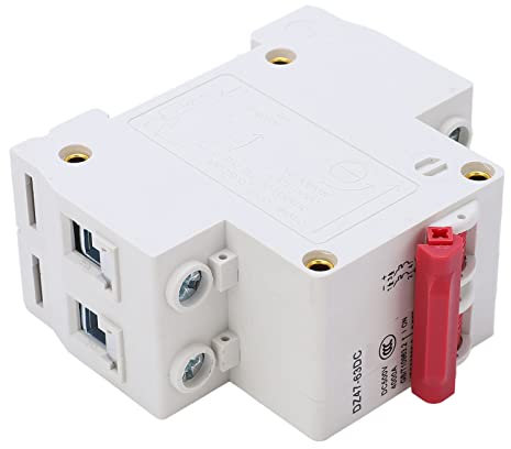 Circuit Miniature, Disjoncteur Photovoltaïque 500 V, Interrupteur 2P pour Panneaux Solaires, Surcharge Courte, Système 4KA PV contre 16 A (16A)