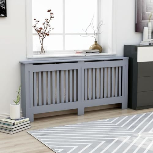UJCHVHN Home Garden,Radiator Cover Anthracite 172x19x81.5 cm MDF