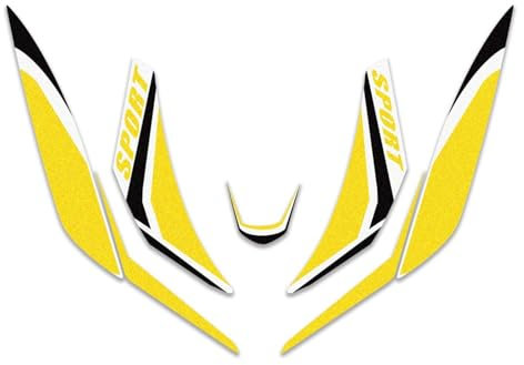 MPODYTSF Adesivo Decalcomania per Honda SH125 Sh 125 Adesivo Riflettente per Carrozzeria Moto(Gold)