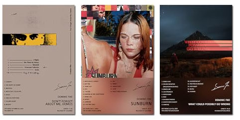 WIFZSASK Poster mit Dominic Fike Albumcover, limitierte Auflage, ungerahmt, 20 x 30 cm, Leinwandposter, Wandkunst, Dekordruck, Bild, Gemälde für Wohnzimmer, Schlafzimmer, Dekoration