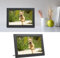 Sustvita Frame d'image numérique 12 Pouces Smart Electronic Picture Frame HD Affichage LED, Lecteur vidéo avec télécommande, idéal pour la décoration intérieure