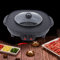Hot Pot con parrilla, olla eléctrica con doble control de temperatura, parrilla eléctrica Hotpot Pot Pot Electric, se puede utilizar en casa, restaurantes, hoteles, centros comerciales, comida para