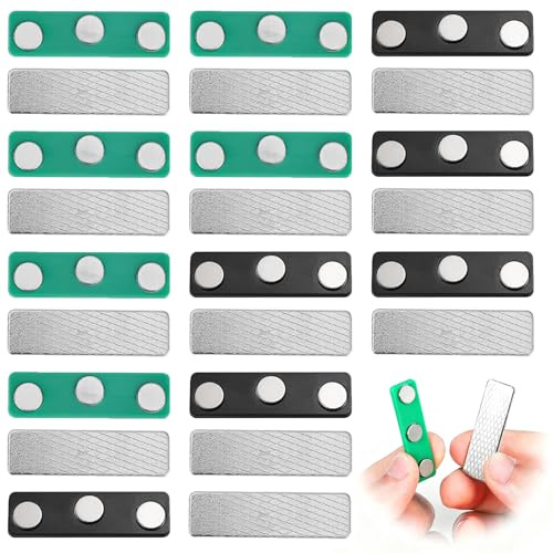 LIUYIDM Magnetischer Vorhangverschluss 12 Paar Verdunkelungsrollo Zubehör | für Fensterrollos Vorhang Magnete mit Kleber Vorhangmagnete Clips für Verdunkelungsvorhänge