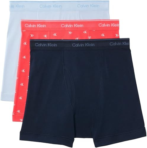 Calvin Klein Herren 3er Pack Boxershorts Briefs mit Logobund