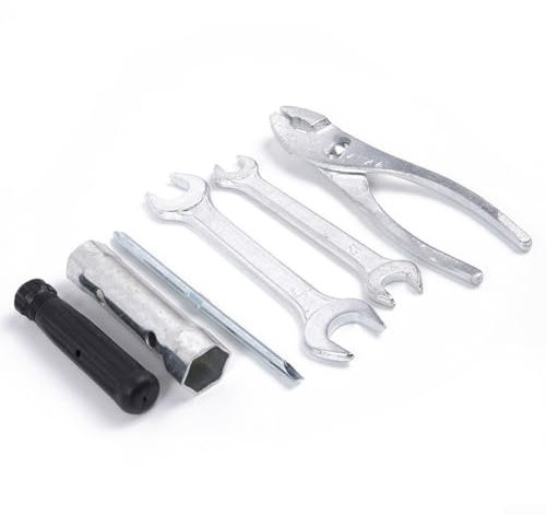 Kit de herramientas de motocicleta multimodelo que incluye herramientas para GROM y VTX1300 diseño portátil con función de almacenamiento