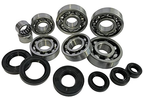 Jeu complet de roulements moteur + bagues Simmerring pour Vilebrequin et boîte de vitesses Minarelli AM6