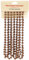 Christmas Concepts® 9ft Christmas Bead Chain - Christmas Bead Garlands - Decorations (Chocolate)