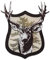 Catch the Patch Hirsch Trachten - (Größe: 6 x 8,5 cm) Aufnäher, Bügelbilder, Aufbügler, Applikationen, Patches, Sticker zum Aufbügeln oder Aufnähen – für Kleidung, Taschen, Jacken