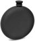 Hip Flask for Liquor Matte Black 8 Oz Stainless Steel Leak-Proof Circular with Funnel in Gift Package for Men & Women.