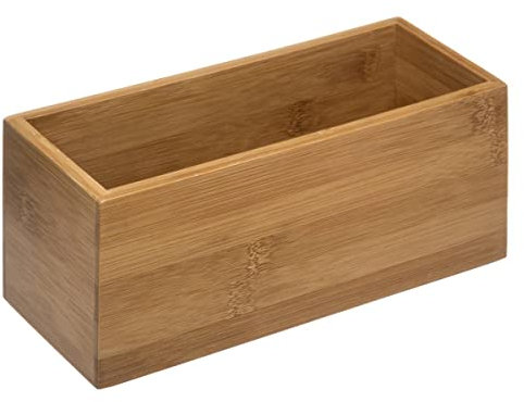 Five - Organiseur en Bambou 23x9x9,5cm pour Salle de Bain