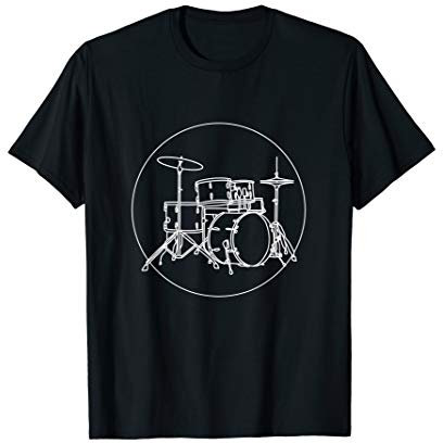 Schlagzeug Schlagzeuger Rock Band Musikliebhaber T-Shirt