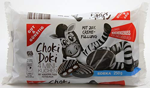 Gut & Günstig Choki Doki gefüllte Minikuchen, 6er Pack (6 x 250g)