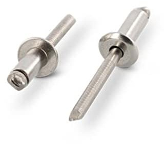 RIVETS POP INOX A4 AISI 316 Ø 3.2-4-4.8-5-6 mm de 4.8 x 16-500