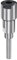sourcing map Fräser Spannzange Verlängerungsstab Adapter 6,35mm(1/4) auf 8mm für CNC
