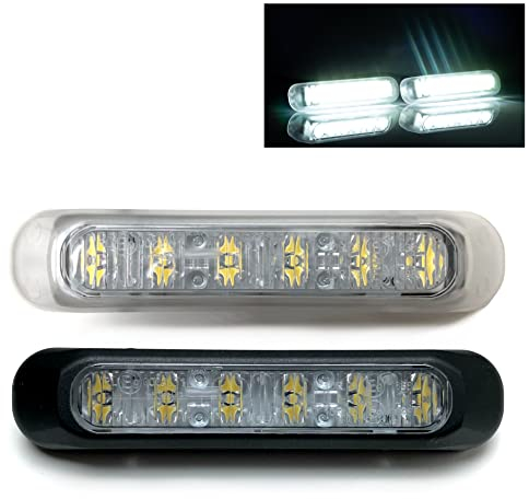 MelTruck® LED Tagfahrleuchten Set Tageslicht Tagfahrlicht Paar Compact vorne für PKW LKW