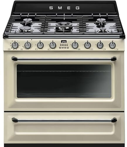Cocina Gas y Eléctrica SMEG TR90P2 90cm Crema 5f