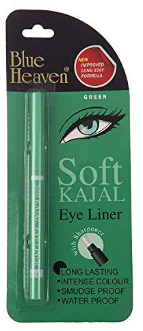 ECH Indian Blue Heven Soft Kajal Eyeliner, Verde, 0.31g