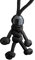 Motocycliste figurine chaîne suspendue parapluie corde tissage porte-clés personnalité créative moto casque clé accessoires Clip Pour Pour Clés