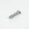 Vis double de raccord banjo gris M10x1.25 FE compatible avec durite de frein moto scooter
