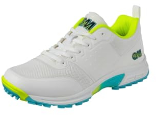Gunn & Moore GM Rubber Cricket Shoes | Aion All Rounder | Breathable Lightweight Seamless Engineered Knitted Mesh Upper | 2-Tone TPU Outsole | Size UK 8 EU 42 Approx Foot Length 262 mm
