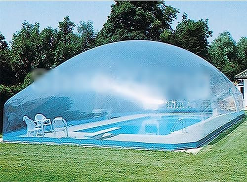 Tente De Couverture De Piscine Gonflable De Dôme De Piscine Gonflable Transparente D'utilisation Extérieure Portative Couverture De Piscine Personnalisable,10 * 5 * 3M