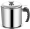 Oil Strainer Pot Grease Can, 1.4L Stainless Steel Grease Container Bacon Grease Container with Strainer Reuse Oil Storage Can for Storing Frying Oil Cooking Grease