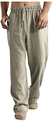 Wanderhose Herren Latzhose Herren Jagdbekleidung Herren Sommer Einfarbig Freizeithose Leicht Loose Fit Sommerhose Weit Hose Für Urlaub Strand Alltag Sportkleidung Mann