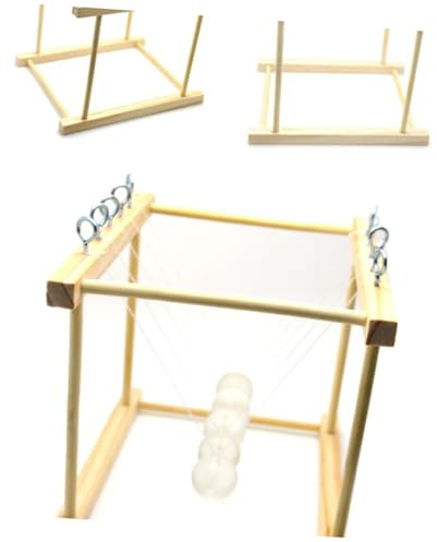 ifundom Newtons Wiege Spielzeug Stubenwagen Spielzeuge Kind Hölzern Handbuch Balance-Ball