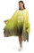 NUUR Regenponcho Damen Herren Unisex Regencape Regenmantel Regenjacke Festival Wasserdicht Hiking Cycling Outdoor 3in1 Mehrzweck Wiederverwendbar Rain Poncho mit Kapuze Gradient Grün