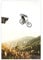 Exklusive Kunst, Extremsport-Poster, Abenteuer-Radfahrer, Fabio Wibmer, Freiheit, wilder Vibe, erstaunlicher Jungenzimmer, Hochformat, Poster, Schlafzimmer, Dekoration, Landschaft, Büro,