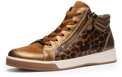 ara Damen ROM-ST-HIGH-Soft Sneaker, Whisky,Nuts, 39 EU