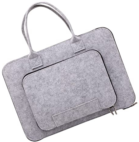 HOMSFOU Tragbare Laptop-Handtasche Aus Langlebigem Material Notebook-Aktentasche Mit Tablet-behälter Business-Tasche Zum Mitnehmen