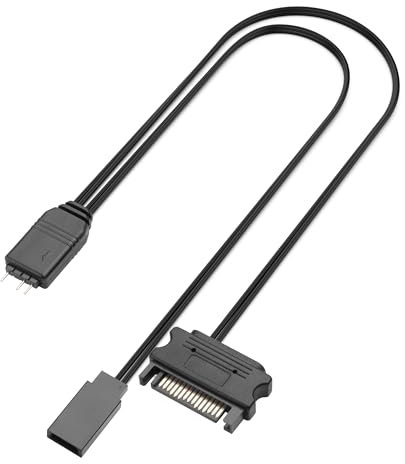 YAODHAOD ARGB Restart Tasti Controller Cassa Manuale RESET Controller Computer 5V ARGB 3 Pin Controllo Luce (Nero)